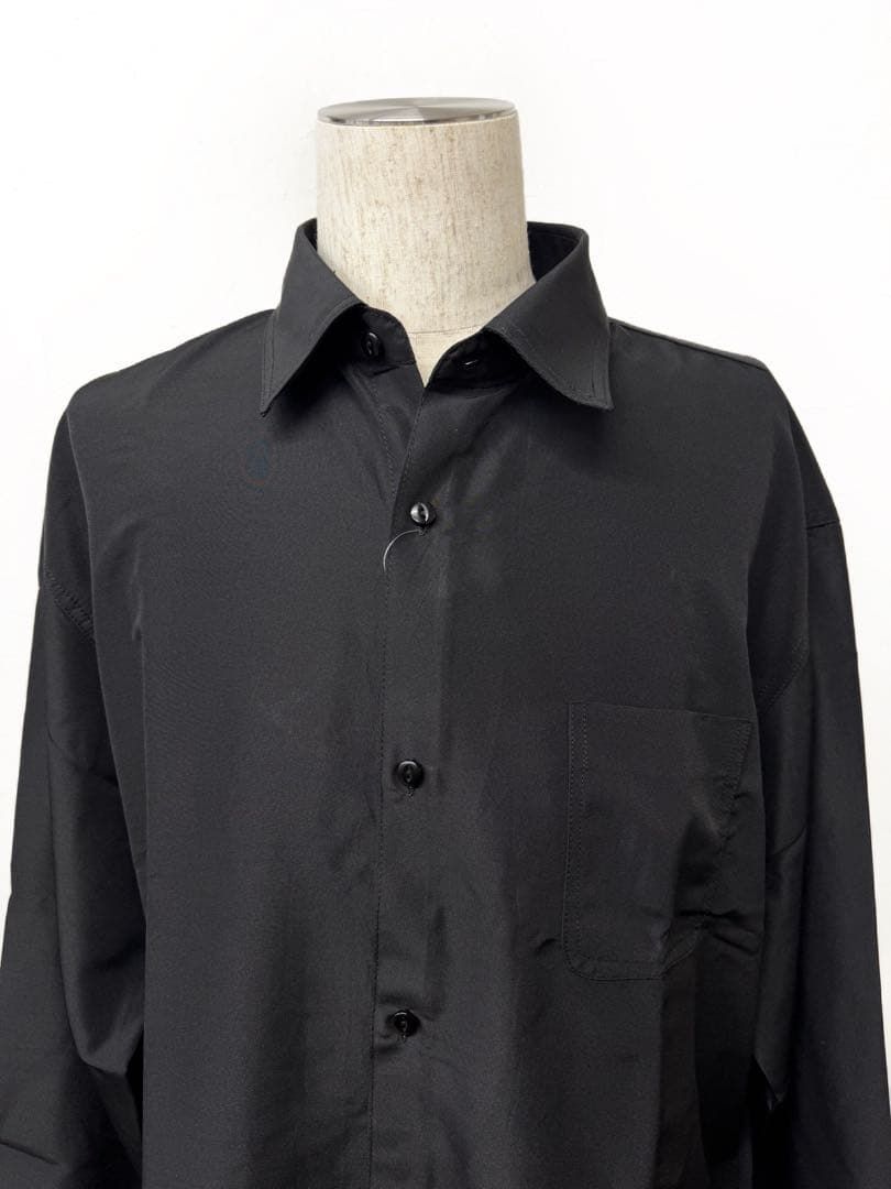 【メンズ】新品　３L社交ダンス シャツ 黒 練習用 サイズ 男性衣装m319