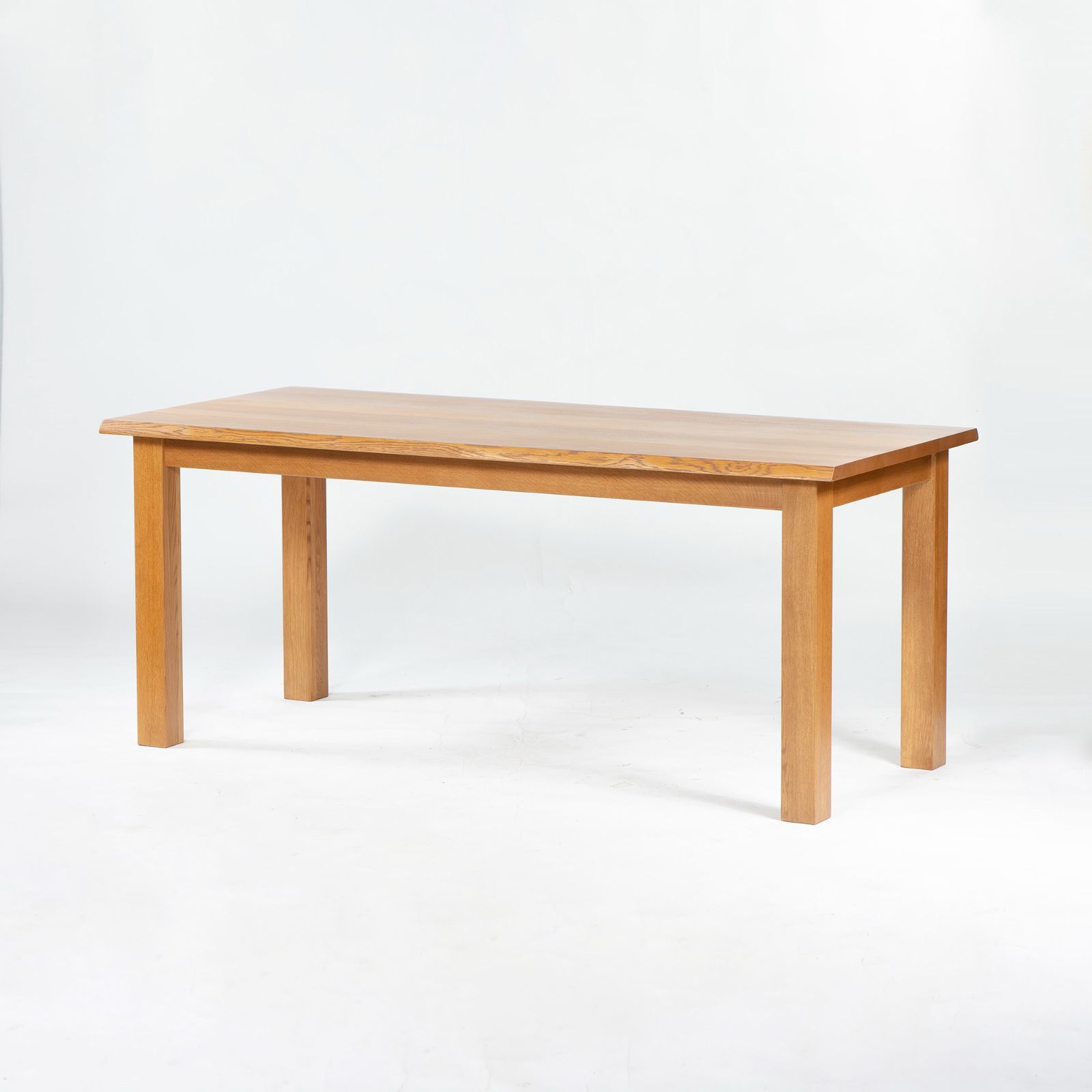 展示品　飛騨家具　柏木工　無垢材　オーク材　ダイニングテーブル　耳付き ダイニングテーブル 柏木工 KASHIWA オーク無垢材 耳付き 一枚板風 幅