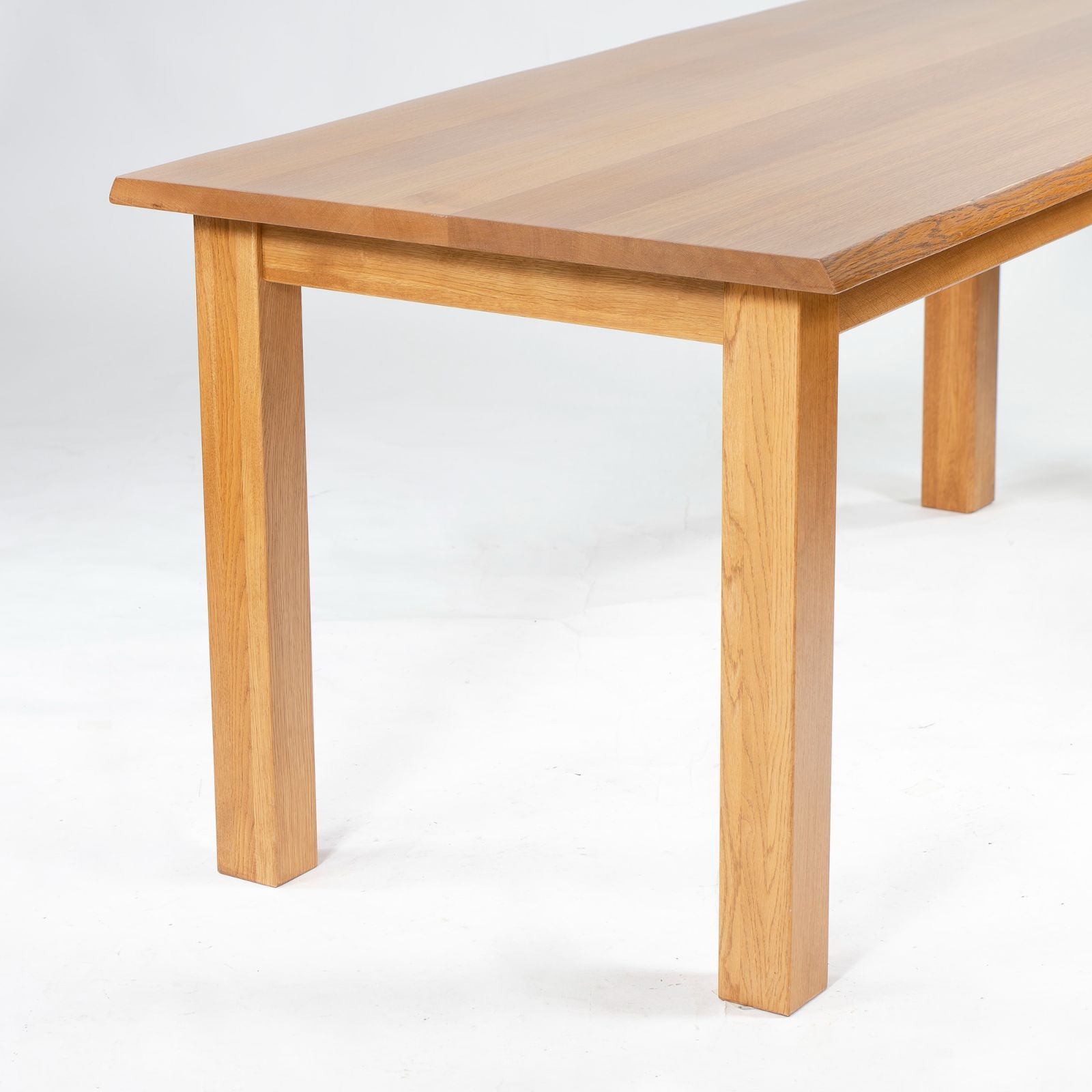 展示品　飛騨家具　柏木工　無垢材　オーク材　ダイニングテーブル　耳付き ダイニングテーブル 柏木工 KASHIWA オーク無垢材 耳付き 一枚板風 幅