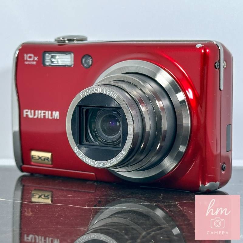 富士フイルム デジカメ FinePix F80EXR 赤 デジタルカメラ 本体