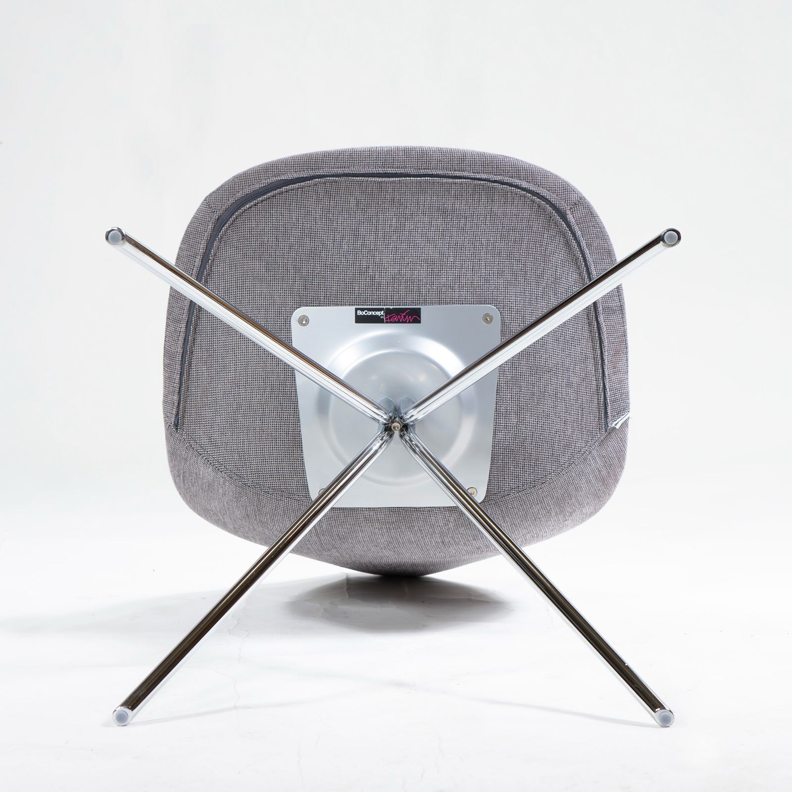 ダイニングチェア ボーコンセプト BoConcept Ottawa オタワ グレー系 ファブリックチェア カリムラシッド Karim Rashid 名作 有機的フォルム 曲線美 デザイナーズ 北欧モダン ミッドセンチュリー 1脚 USED ダイニングチェア ボーコンセプト BoConcept Ottawa オタワ グレー系