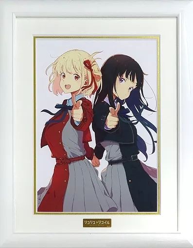 中古】原画イラストボード 付属品付)リコリス・リコイル キャラ 