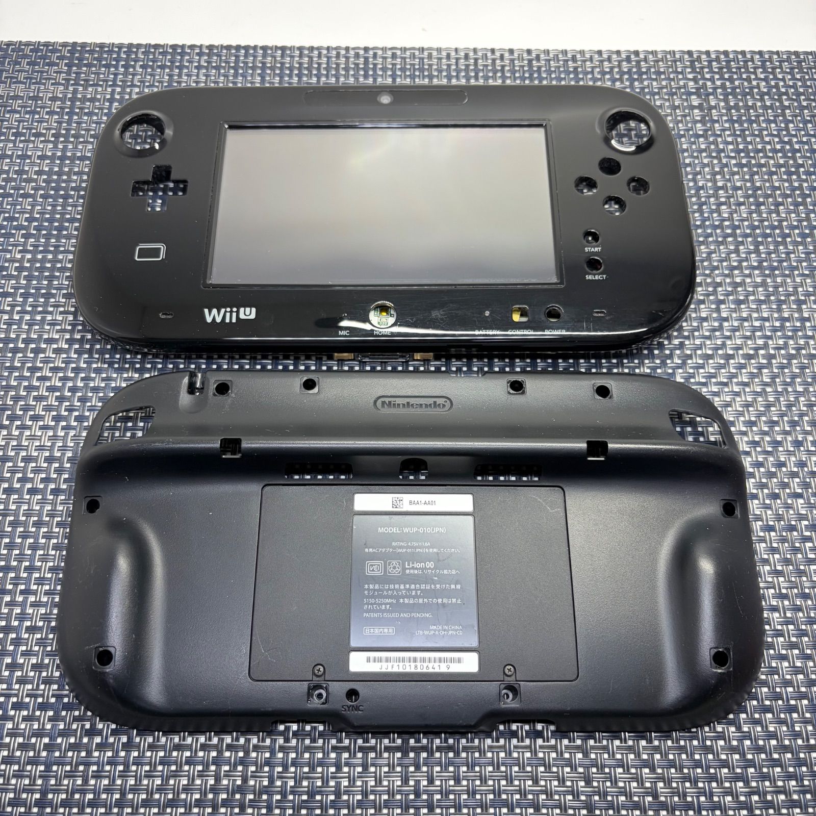 ゲーム機 WiiU 本体　ブラック 32GBモデル　動作正常　 動作確認済】Wii U 本体・パッドセット 32GB ジャンク扱い Nintendo