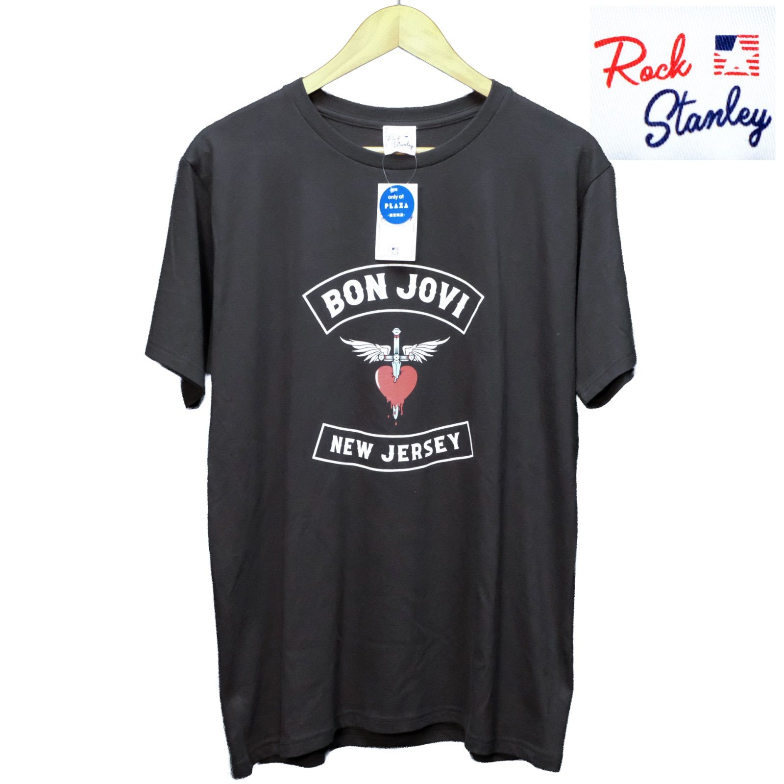 未使用 BON JOVI NEW JERSEY オフィシャルTシャツ 半袖 F フリーサイズ