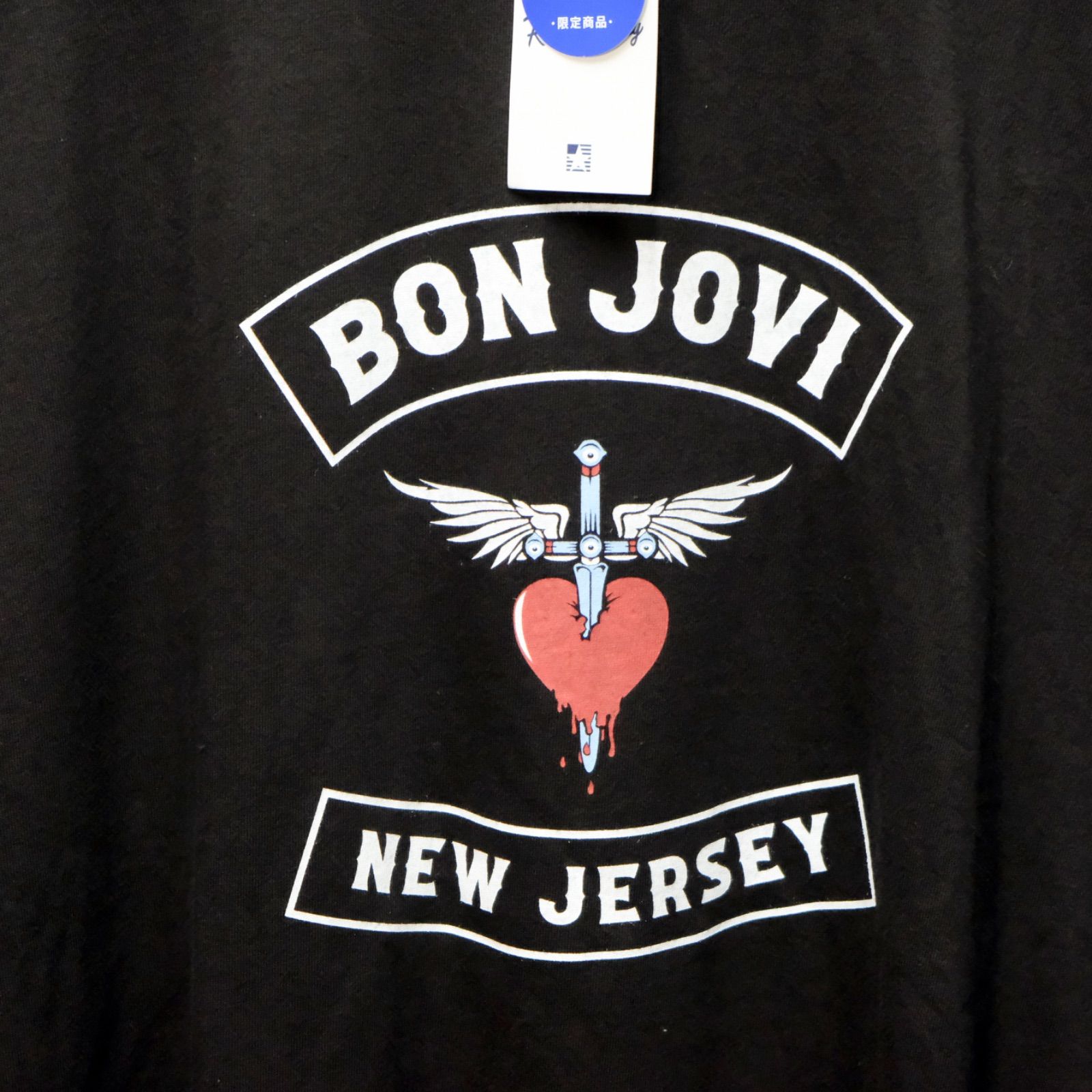 未使用 BON JOVI NEW JERSEY オフィシャルTシャツ 半袖 F フリーサイズ
