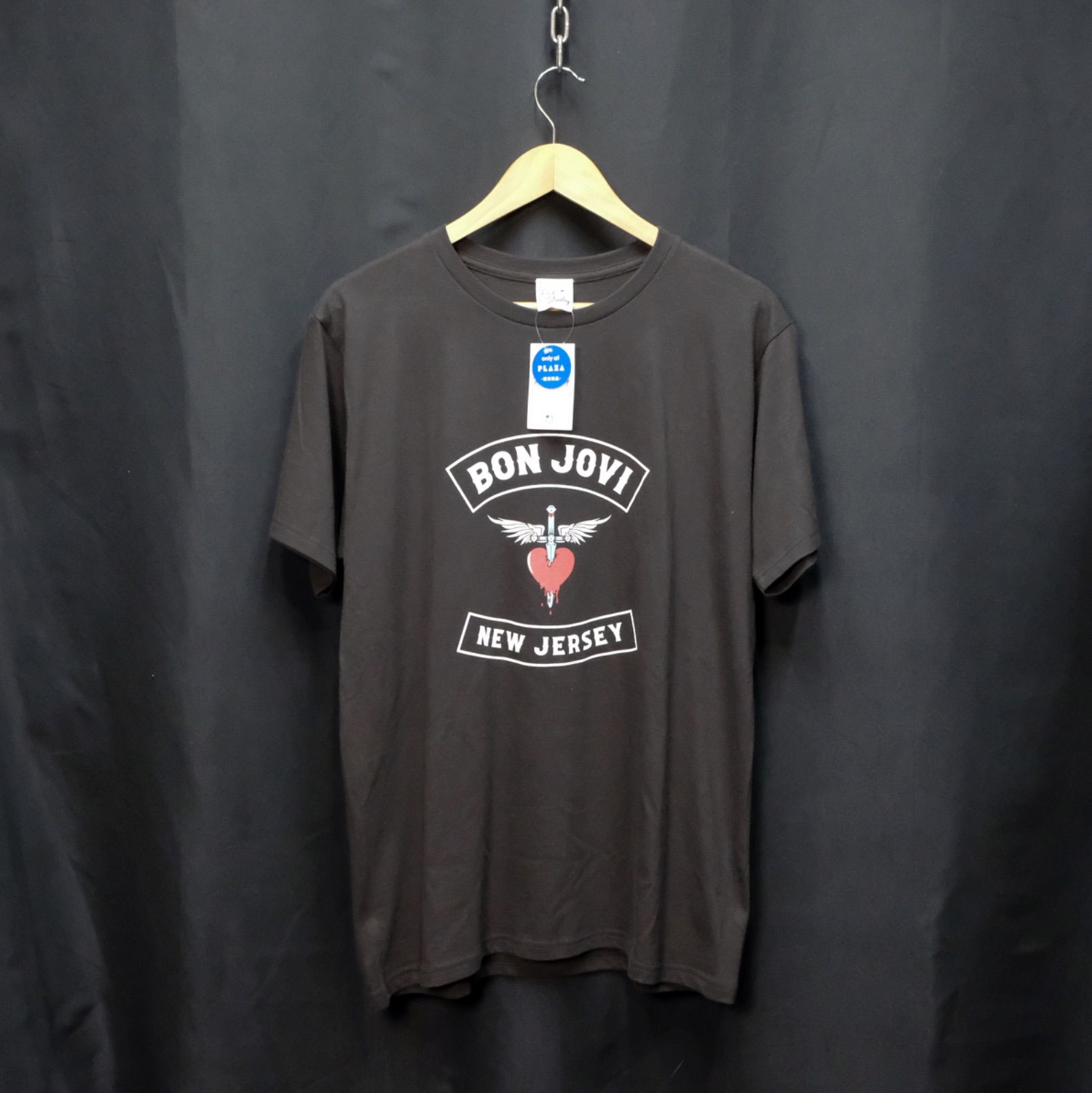 未使用 BON JOVI NEW JERSEY オフィシャルTシャツ 半袖 F フリーサイズ