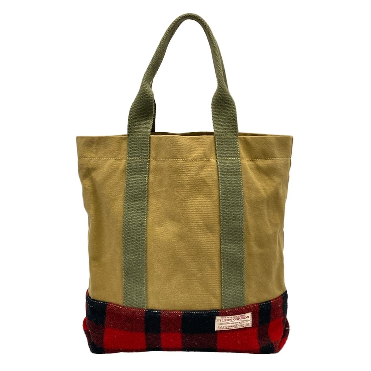 FILSON(フィルソン) トートバッグ - ライトブラウン×レッド×マルチ 一 