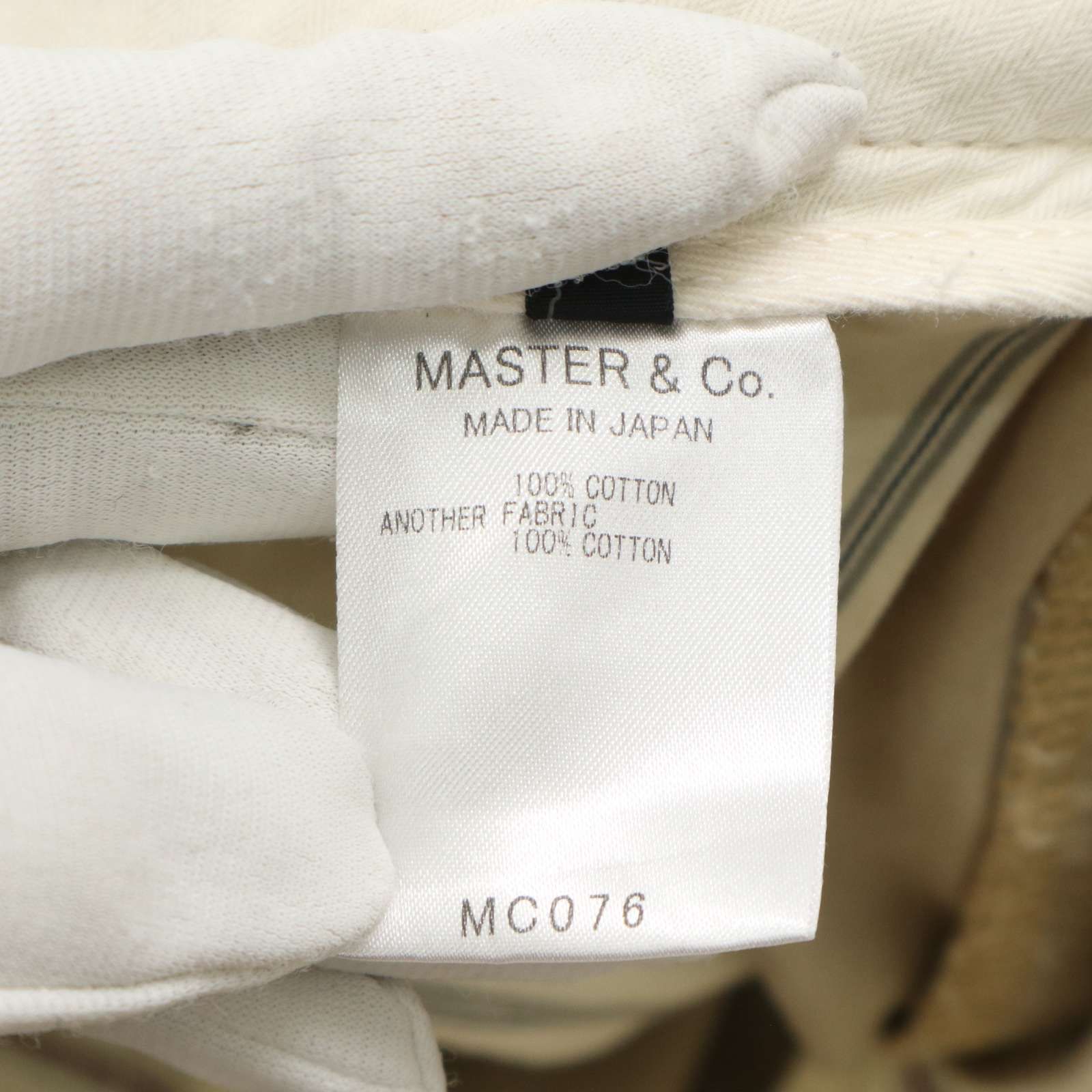 MASTER&CO. マスターアンドコー 通年☆ ワイド ツイル チノ パンツ