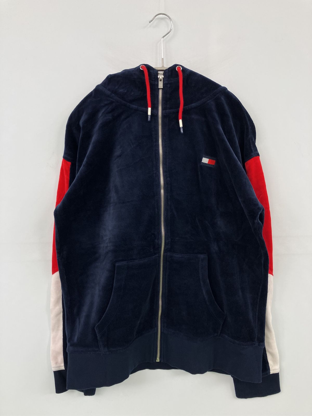 トップス TOMMY HILFIGER トミーヒルフィガー パーカー S ネイビー 