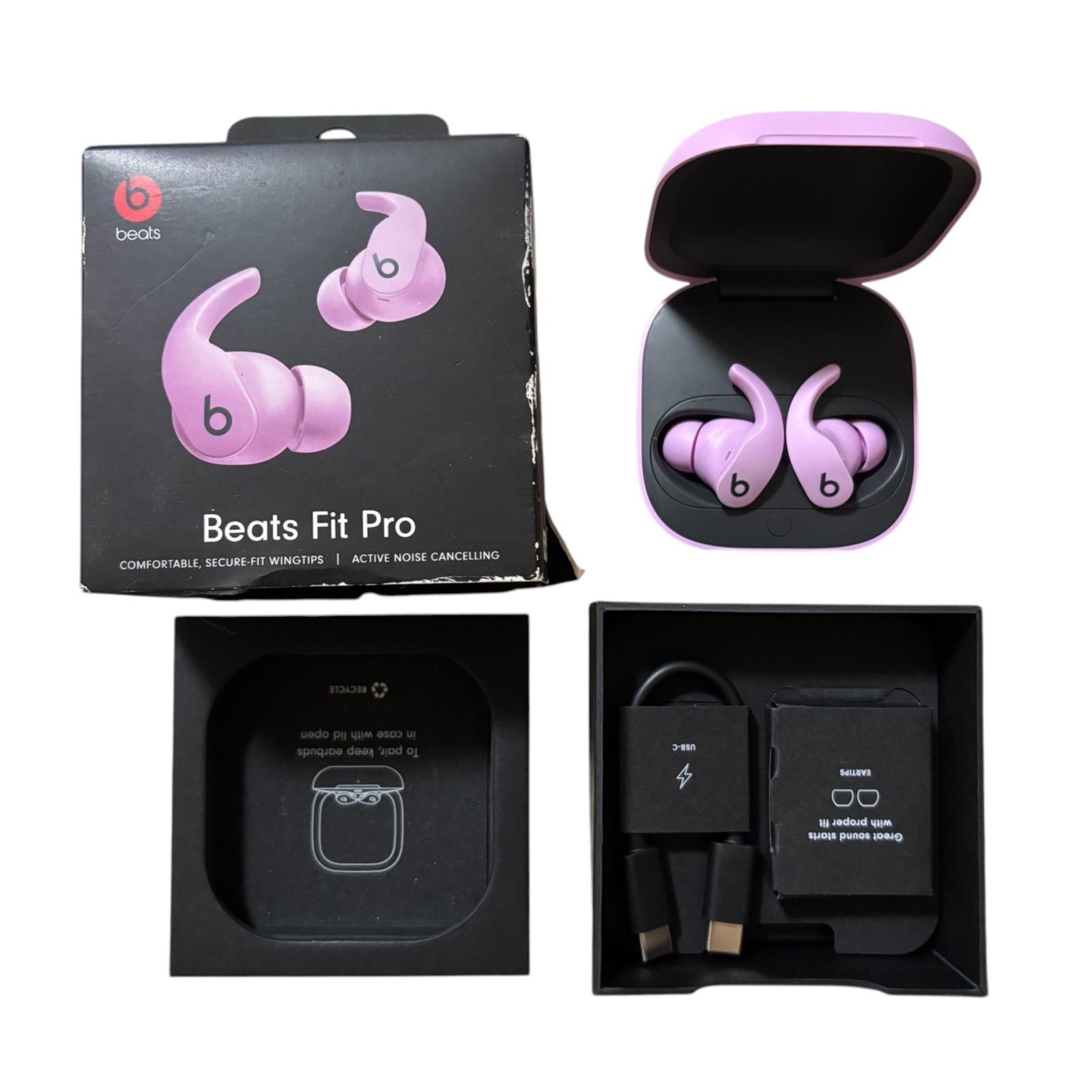 Beats Fit Pro ワイヤレスイヤホン ノイズキャンセリング ラベンダー
