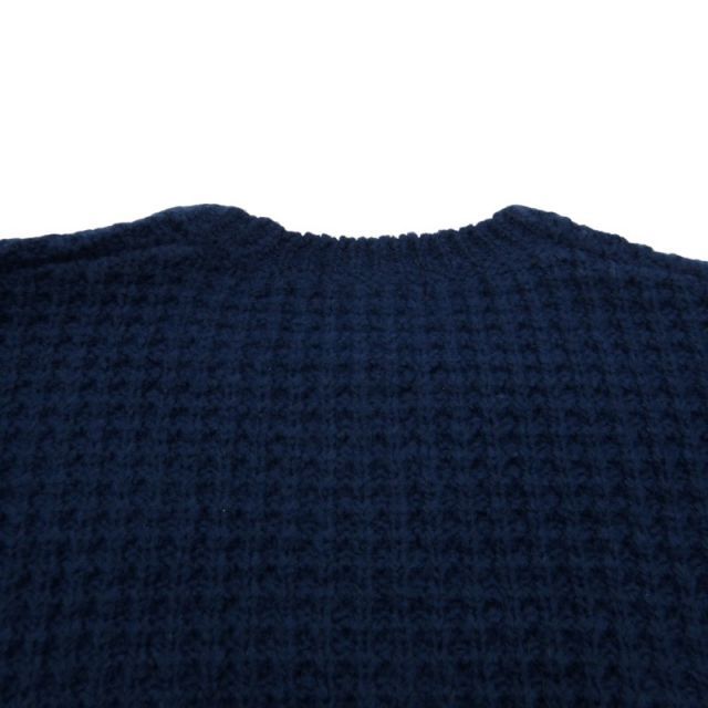 SUPREME 25aw SMALL BOX WAFFLE SWEATER NAVY サイズL シュプリーム