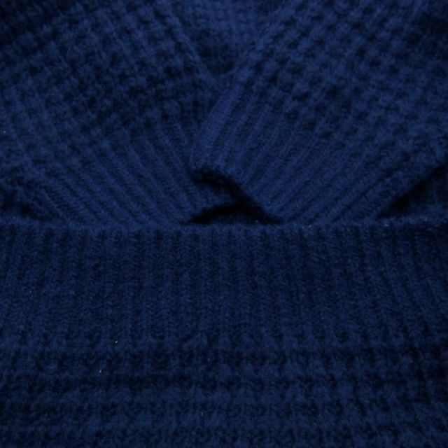 SUPREME 25aw SMALL BOX WAFFLE SWEATER NAVY サイズL シュプリーム