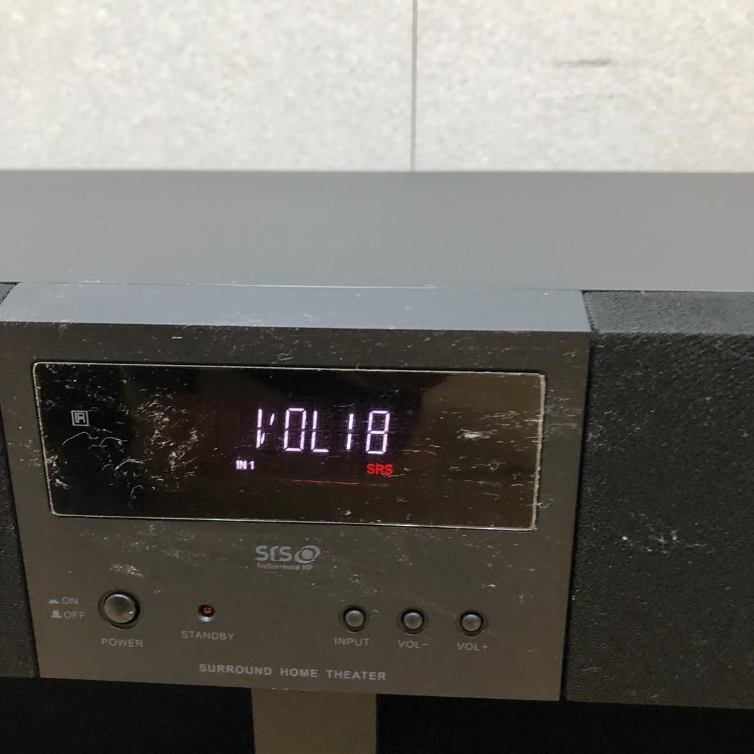 ホームシアタースピーカー 東芝 THY-F1200 美品 東芝ホームラブリ THY-F1200 サラウンドホームシアター 120cm幅