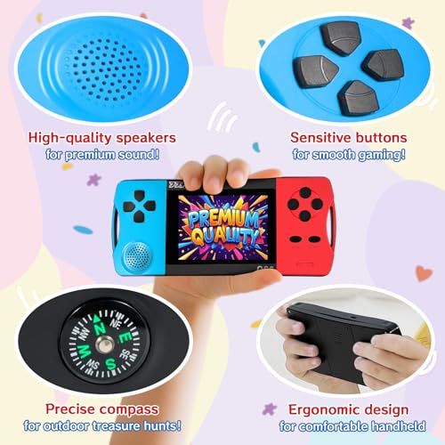 ポータブル 携帯ゲーム機 子供用 | 216種レトロゲーム内蔵 | WiFi不要