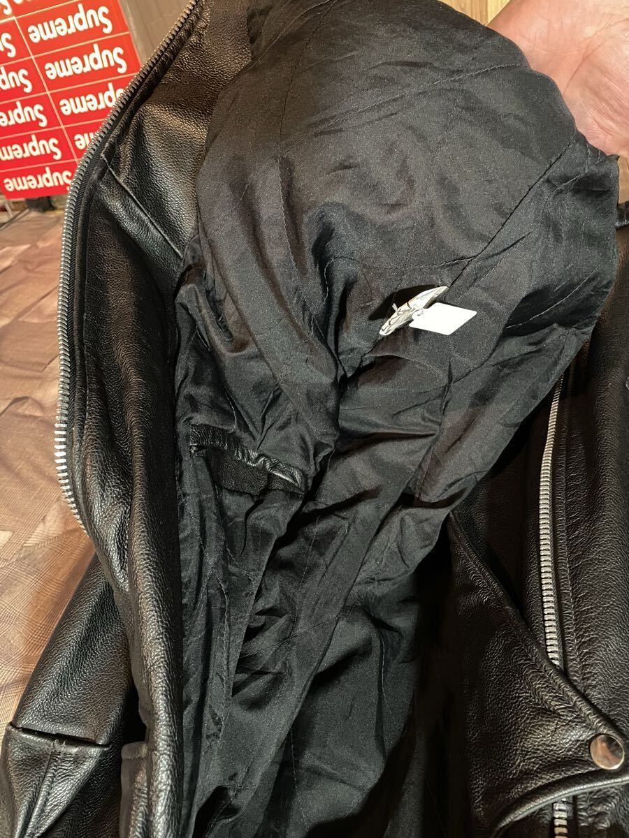 福岡出品 BURK'S BAY 古着 レザージャケット バークスベイ レザー
