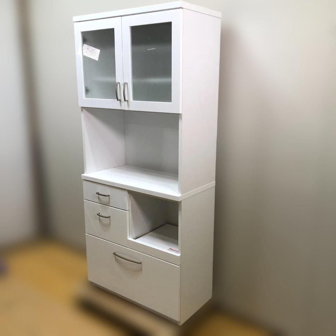 ニトリ COPAIN コパン 80KB WH 幅80cm 奥行40cm 高さ181cm 食器棚