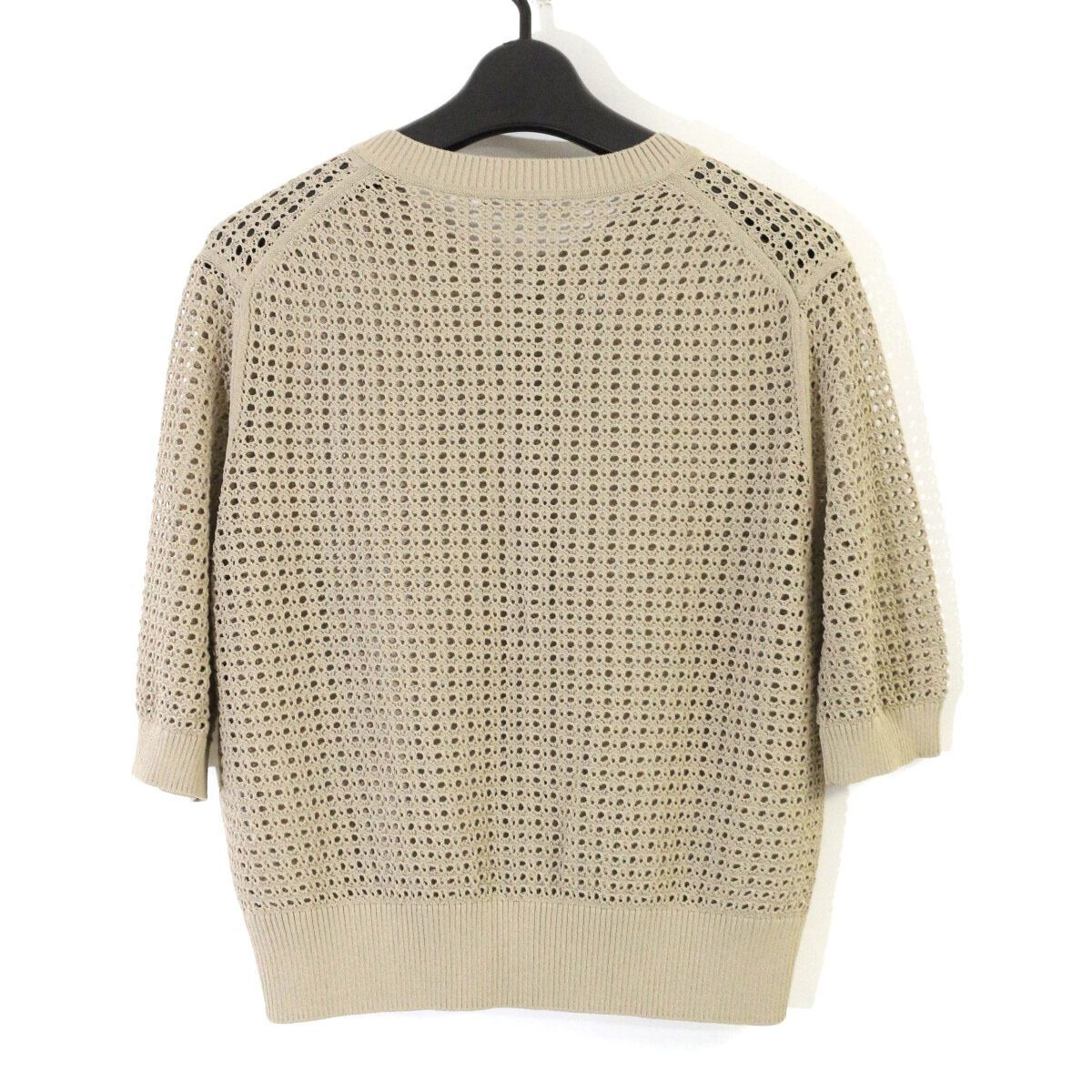 theory luxe 25SS メッシュ カーディガンOppo Suffork theory luxe セオリーリュクス 25SS Suffork Oppo Cardigan ショート