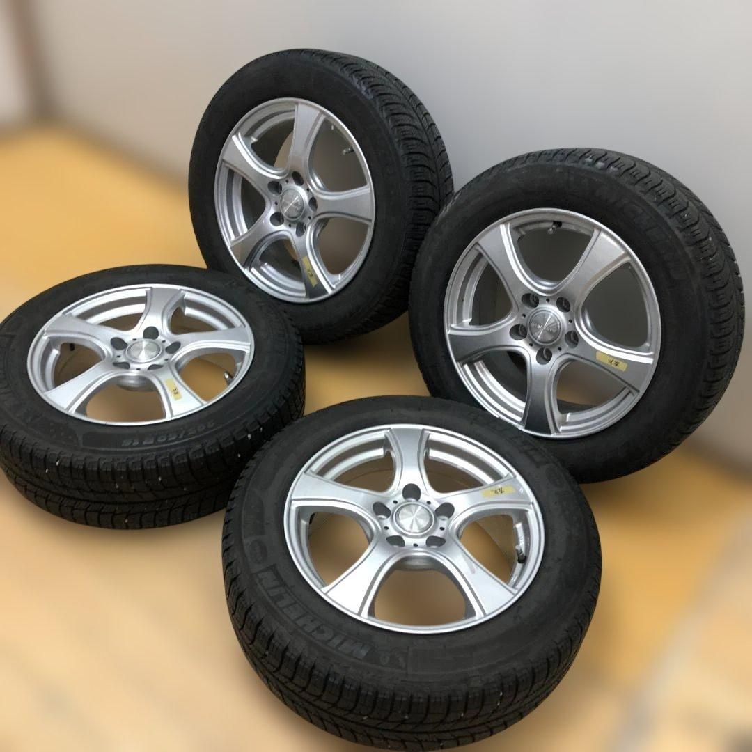 ミシュラン X-ICE 205/60R16 スタッドレス タイヤホイール4本セット 16