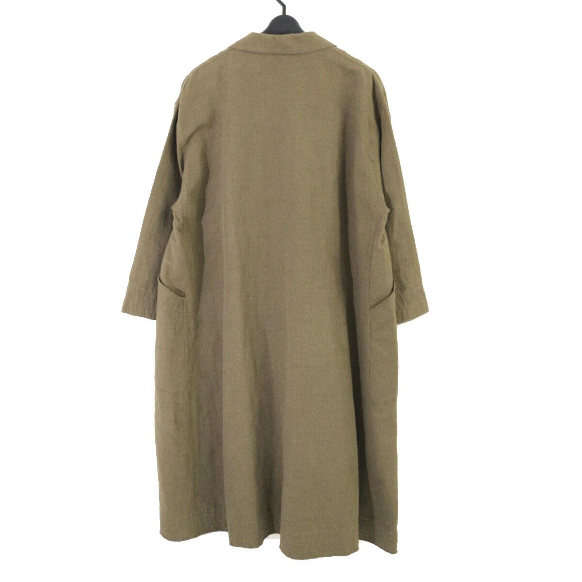 JURGEN LEHL ヨーガンレール 20SS カーディリネンツイルロングコート M
