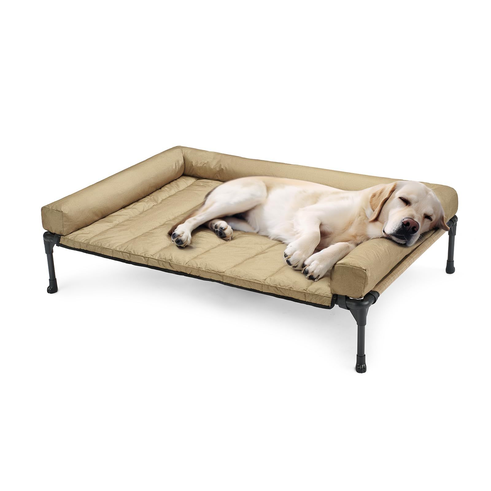 Veehoo犬 ベッドペットベッド大型犬 ベッド高架犬用ベッドドッグコット