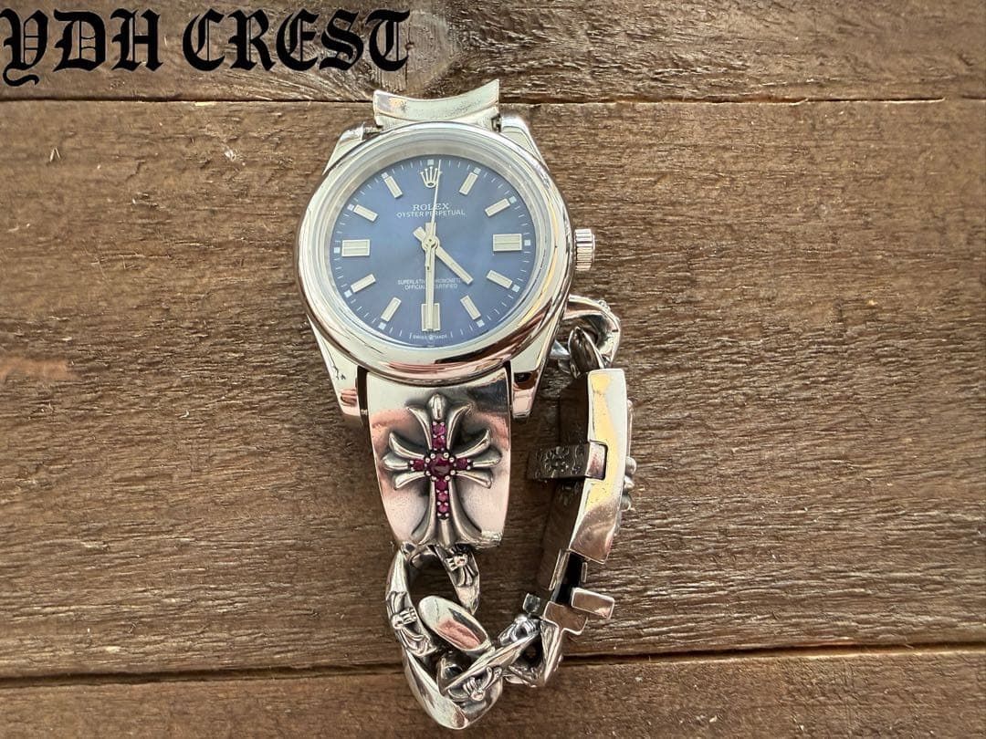 ⭐️PKUR3+4 WATCH シルバーピークル装飾石付 18cm 刻印有り - メルカリ