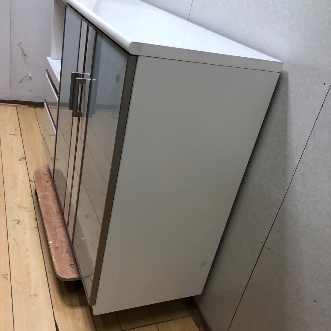 ニトリ ポスティア 135 WH カウンター キッチン収納 食器棚 コンセント