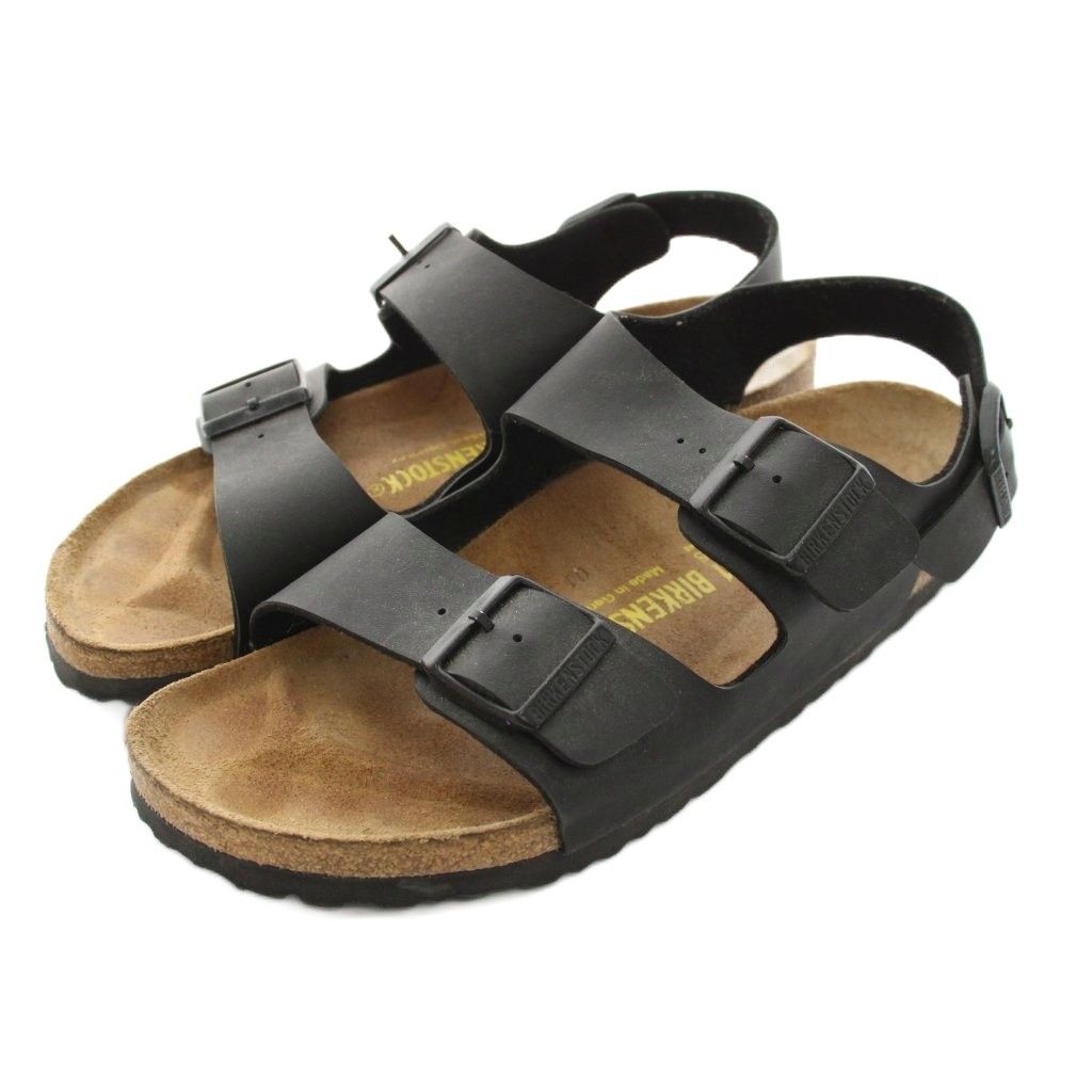 【新品　未使用】BIRKENSTOCK ミラノ ブラック サンダル 41 ビルケンシュトック BIRKENSTOCK ミラノ MILANO サンダル シューズ 41