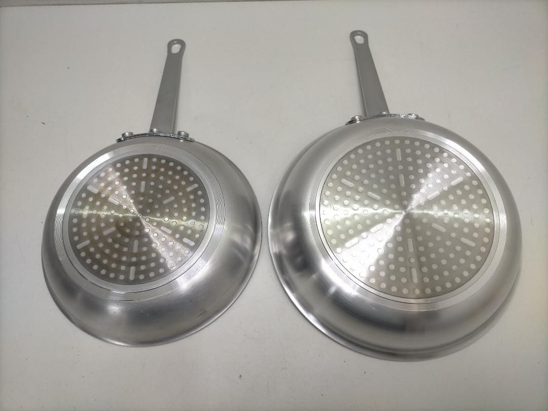 KYS ノンスティックアルミフライパンセット 22・19cm 75025-3-002T KYS ノンスティックアルミフライパンセット 22・19cm 75025-3-002T