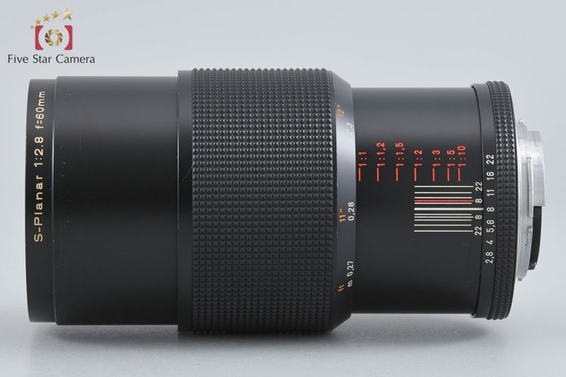 中古】CONTAX コンタックス Carl Zeiss S-Planar 60mm f/2.8 T* AEG