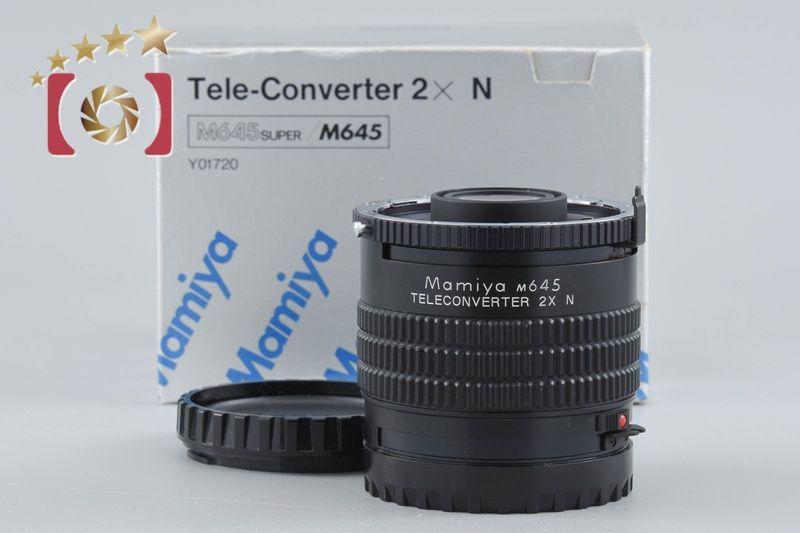 【中古】Mamiya マミヤ テレコンバーター 2x N M645用 元箱付き