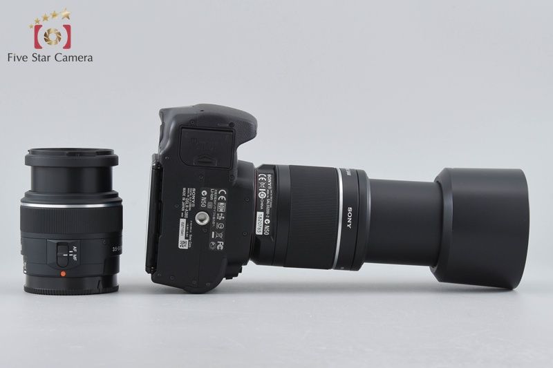 【美品】SONY α380 DSLR-A380 ダブルレンズ (0839) 中古】SONY ソニー α380 DSLR-A380Y ダブルズームレンズキット