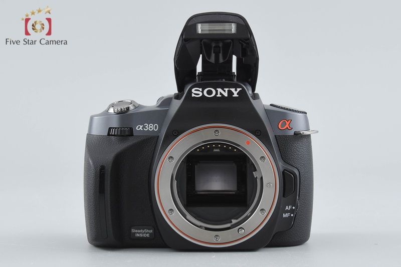 【美品】SONY α380 DSLR-A380 ダブルレンズ (0839) 中古】SONY ソニー α380 DSLR-A380Y ダブルズームレンズキット