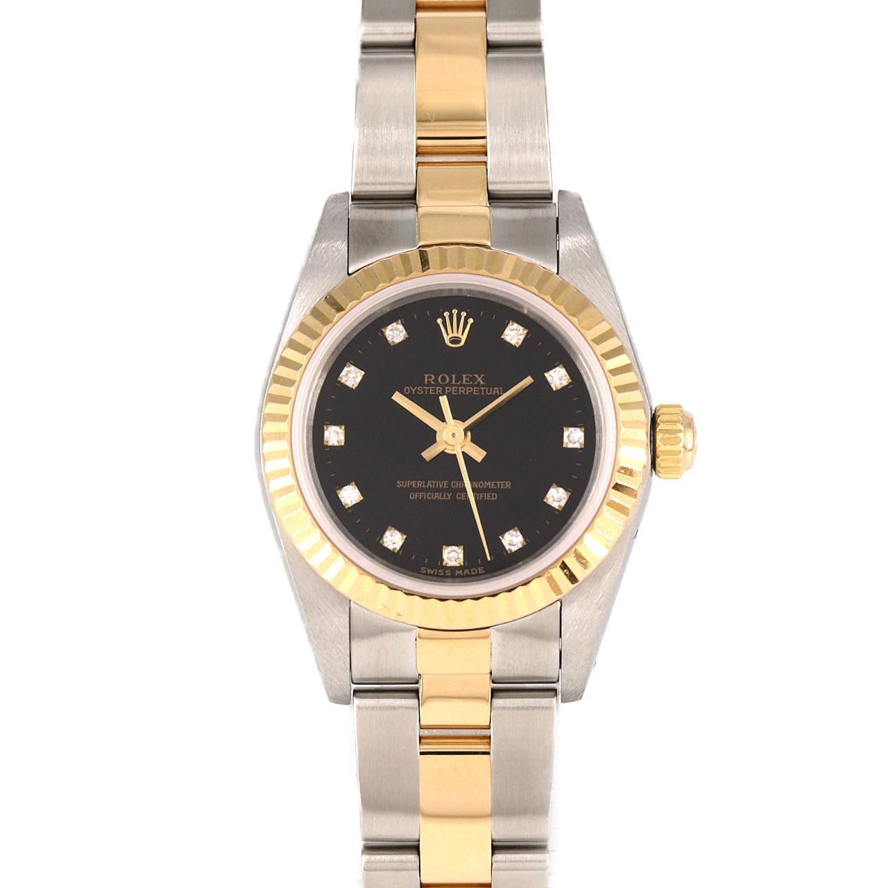 ロレックス オイスターパーペチュアル 76193G.･3 SSxYG 自動巻 P番 ROLEX - ロレックス オイスターパーペチュアル 76193G.・3 SSxYG 自動