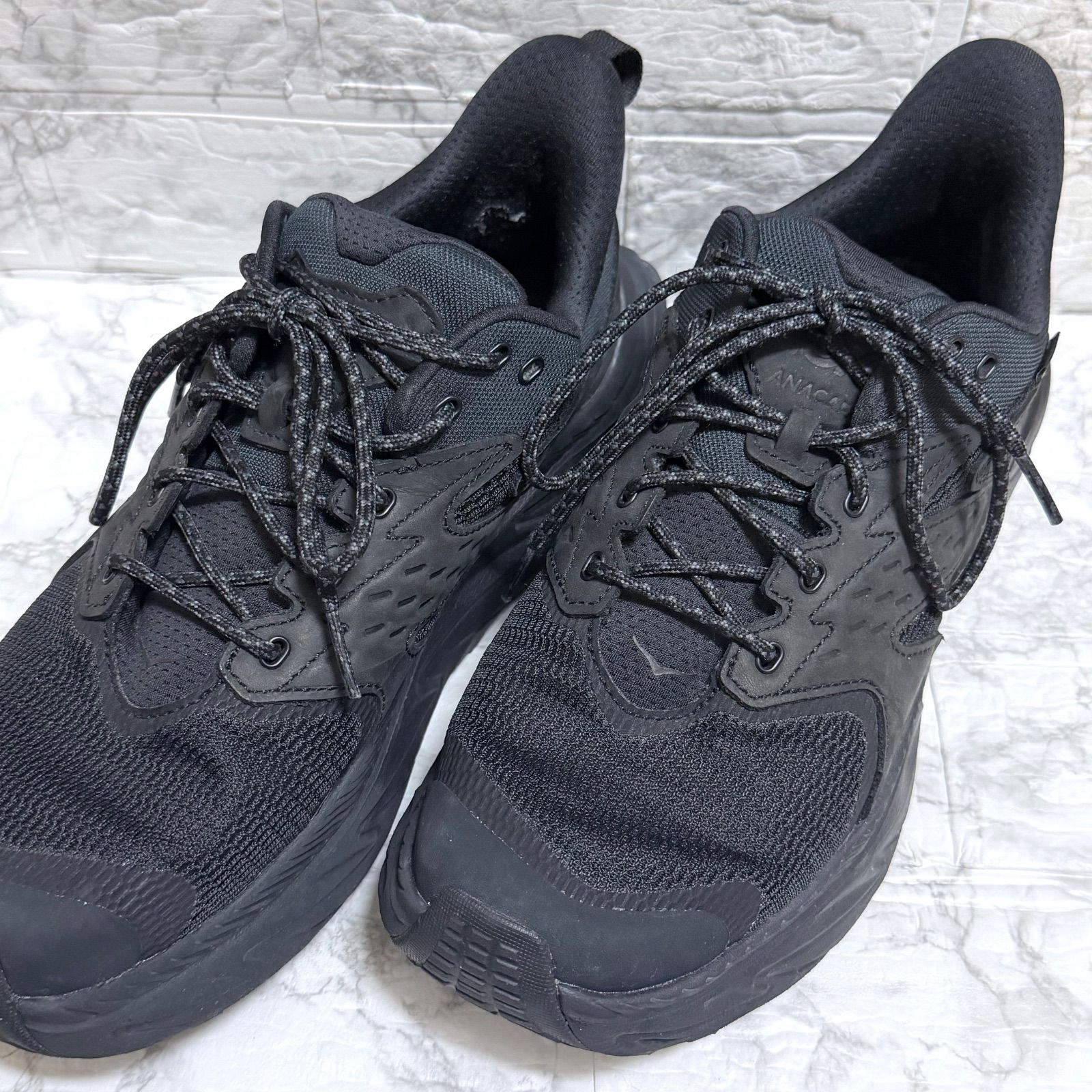 HOKA アナカパ 2 ロー GTX 27cm ブラック ハイキングシューズ GORE-TEX 