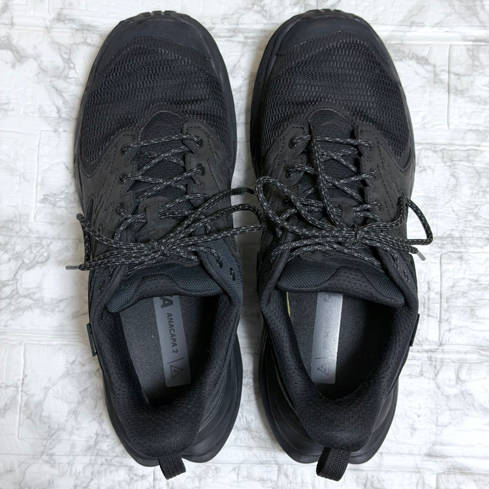 HOKA アナカパ 2 ロー GTX 27cm ブラック ハイキングシューズ GORE-TEX 