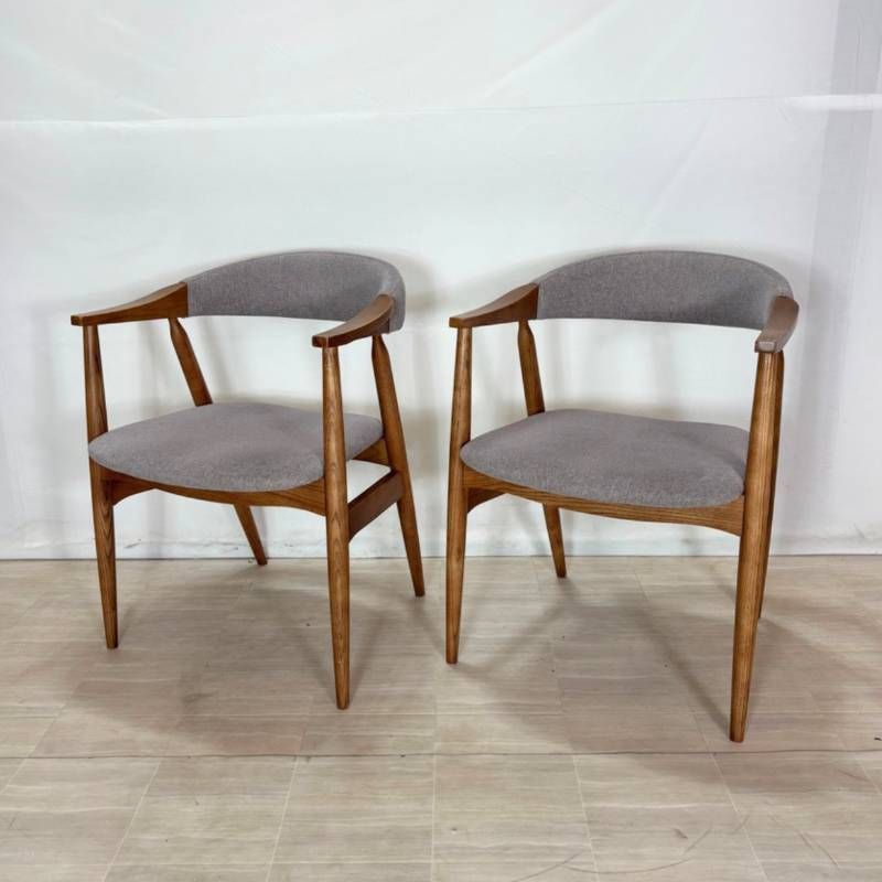 美品□クラッシュゲート□NOR□バックス チェア□アームチェア□2点