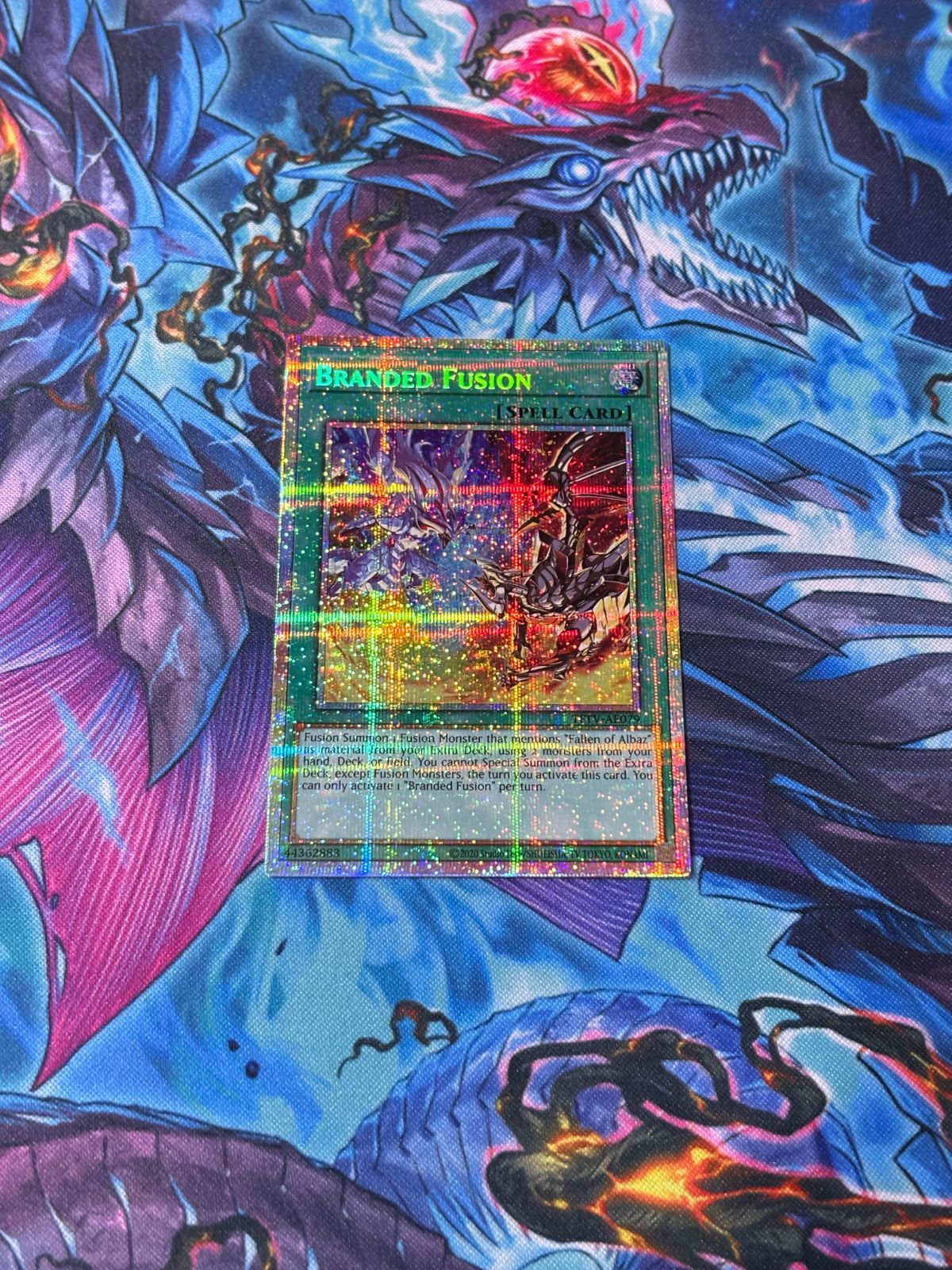 遊戯王　泰亜版　烙印融合　プリズマティックシークレットレア 遊戯王 泰亜版 烙印融合 プリズマティックシークレットレア - メルカリ