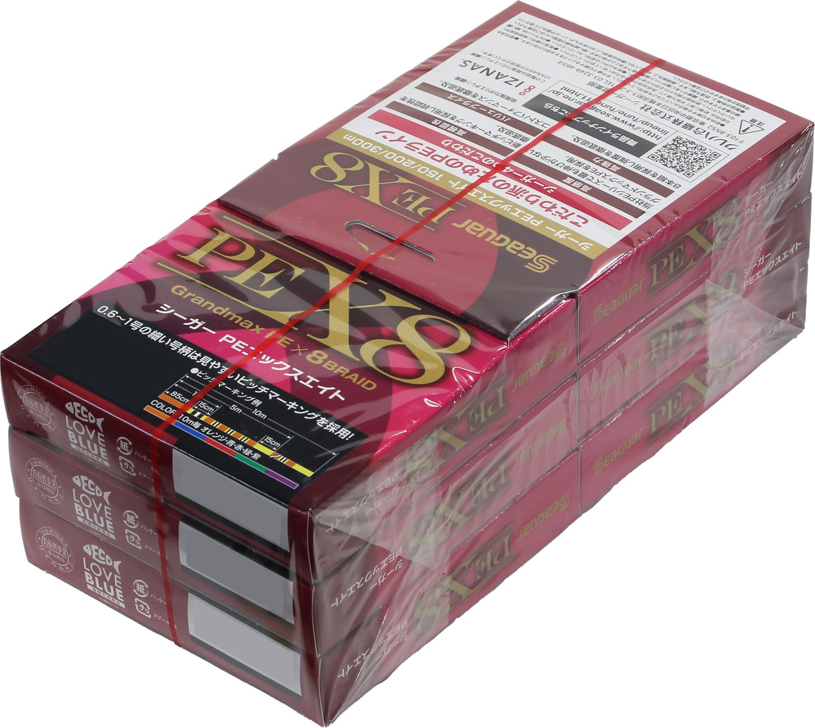 新品 クレハ(KUREHA) シーガーPE X8 150M 2号_6個セット 釣り用PEラインセット