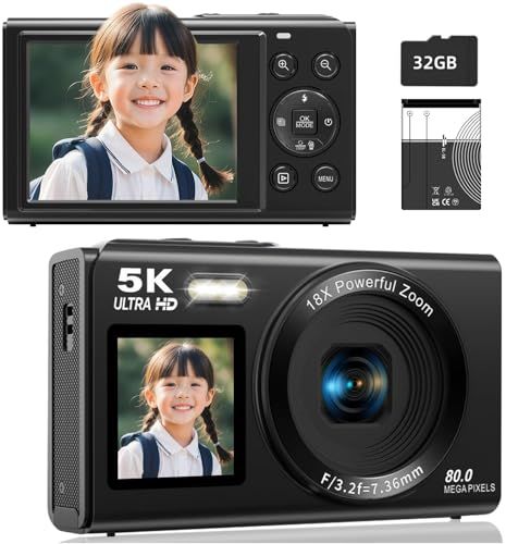デジカメ5K スマホに送れる デジタルカメラ WIFI転送機能 8000万画素 デジカメ5K スマホに送れる デジタルカメラ WIFI転送機能 8000万画素