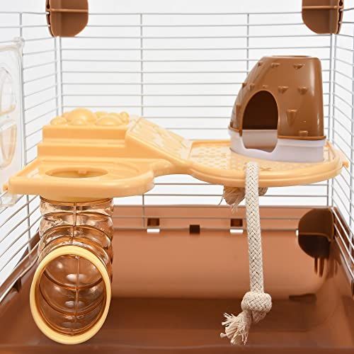 ハムスターケージ 小動物ケージ ケージサイズ:36(W)x27(L)x25(H)cm