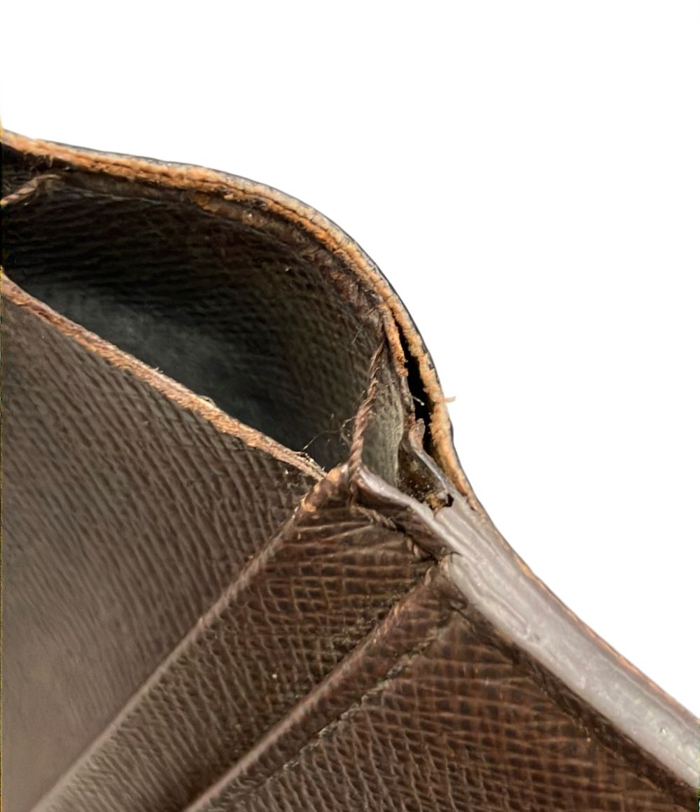 LOUIS VUITTON(ルイヴィトン) 2つ折り財布 ダミエ ポルトフォイユヴィエノワ N61674 エベヌ ルイ・ヴィトン 二つ折り財布 ポルトフォイユ ヴィエノワ ダミエ