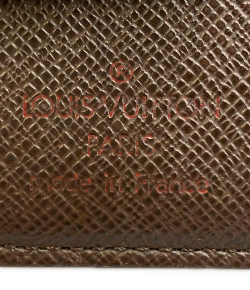 LOUIS VUITTON(ルイヴィトン) 2つ折り財布 ダミエ ポルトフォイユヴィエノワ N61674 エベヌ ルイ・ヴィトン 二つ折り財布 ポルトフォイユ ヴィエノワ ダミエ