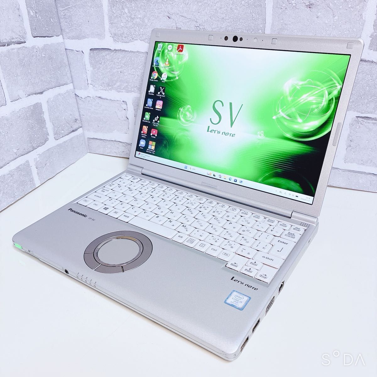 軽量 レッツノート SSD 8/256 カメラ 初期設定済 ノートパソコン