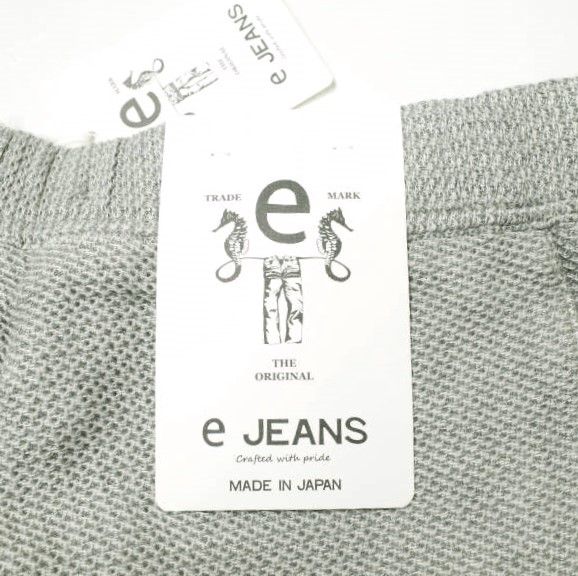 新品 e JEANS イージーンズ 日本製 HONEYCOMB EASY PANTS 岡山児島