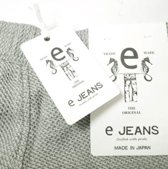 新品 e JEANS イージーンズ 日本製 HONEYCOMB EASY PANTS 岡山児島