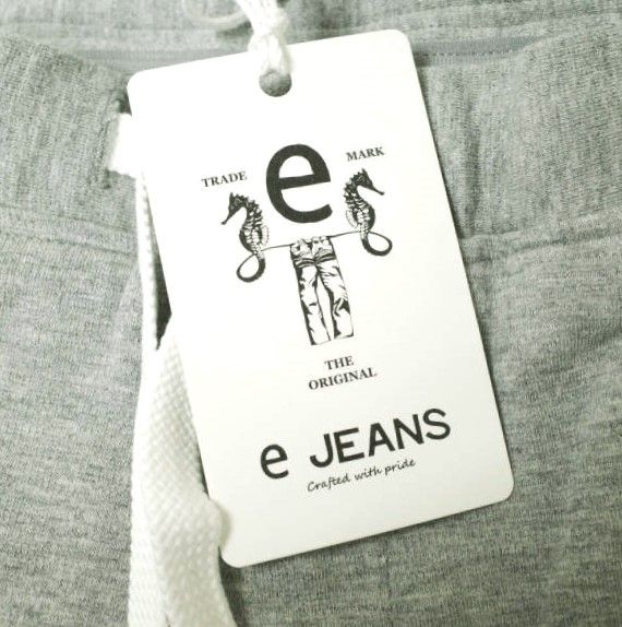 e JEANS イージーンズ 日本製 TAPERED EASY PANTS 岡山児島 サイドラインスウェットパンツ e821-001 2 Light Gray テーパード イージー 定価20,900円 ボトムス【新古品】【中古】【e JEANS】 新品 e JEANS イージーンズ 日本製 TAPERED EASY PANTS 岡山児島