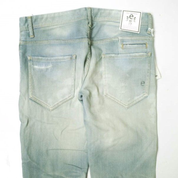 新品 e JEANS イージーンズ 日本製 岡山児島 ダメージ＆汚れ加工
