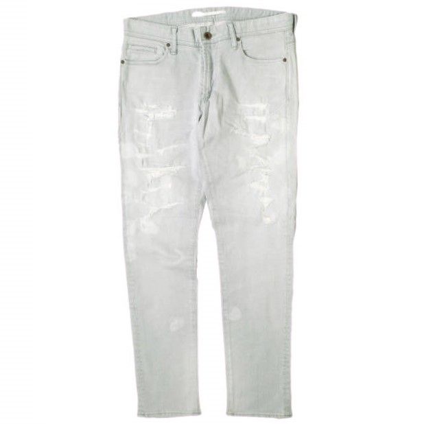 新品 e JEANS イージーンズ 日本製 TAPERED 岡山児島 クラッシュ加工