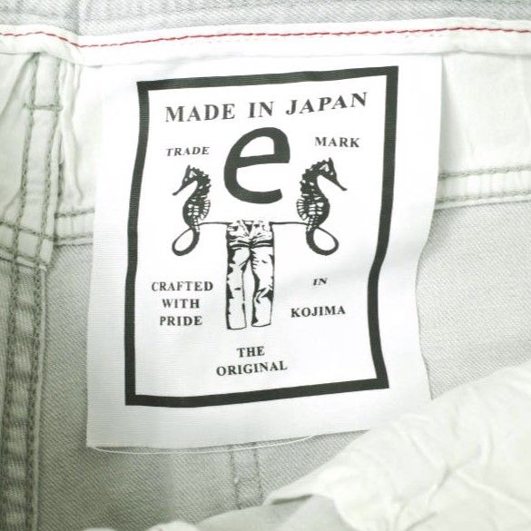 新品 e JEANS イージーンズ 日本製 TAPERED 岡山児島 クラッシュ加工