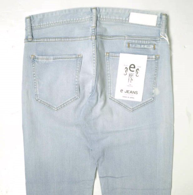 新品 e JEANS イージーンズ 日本製 TAPERED 岡山児島 ストレッチスリム